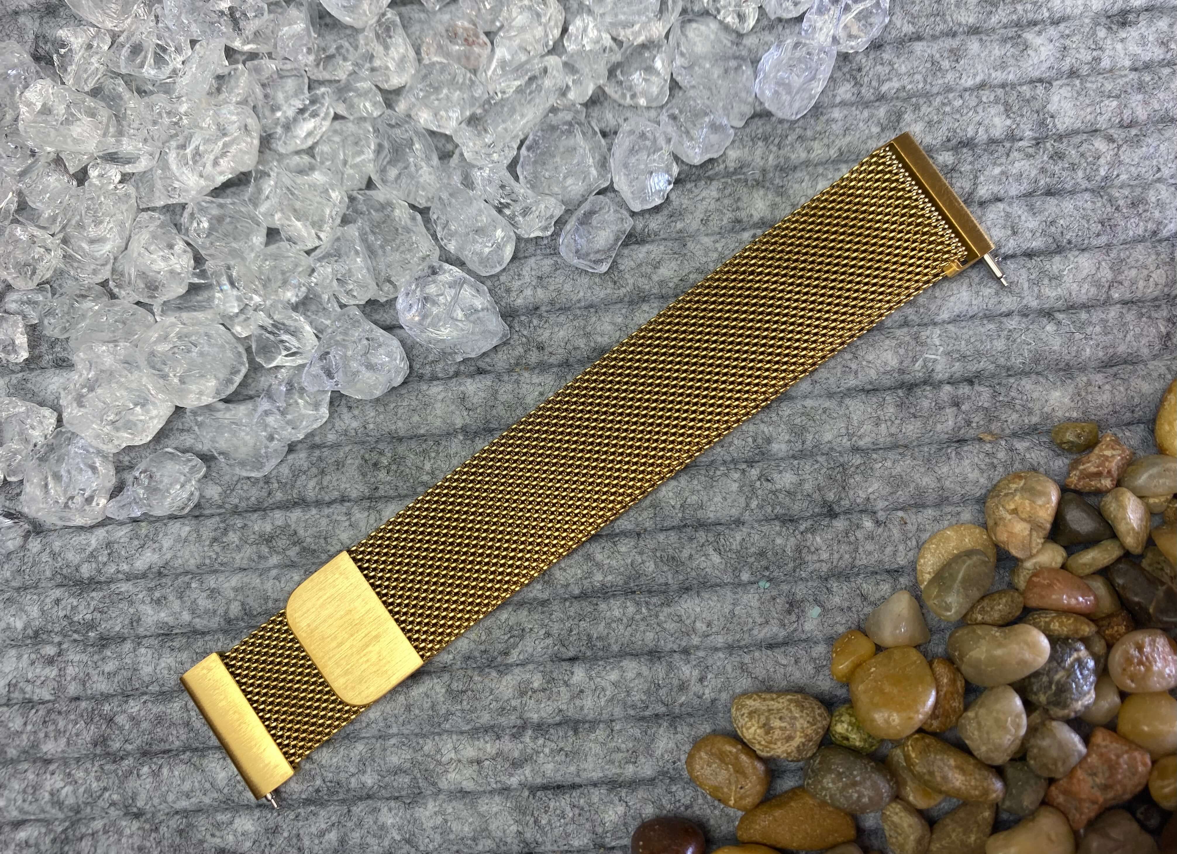 Milanaise Armband 20 mm / 22 mm für Amazfit, Garmin, Huawei, Samsung Galaxy Watch