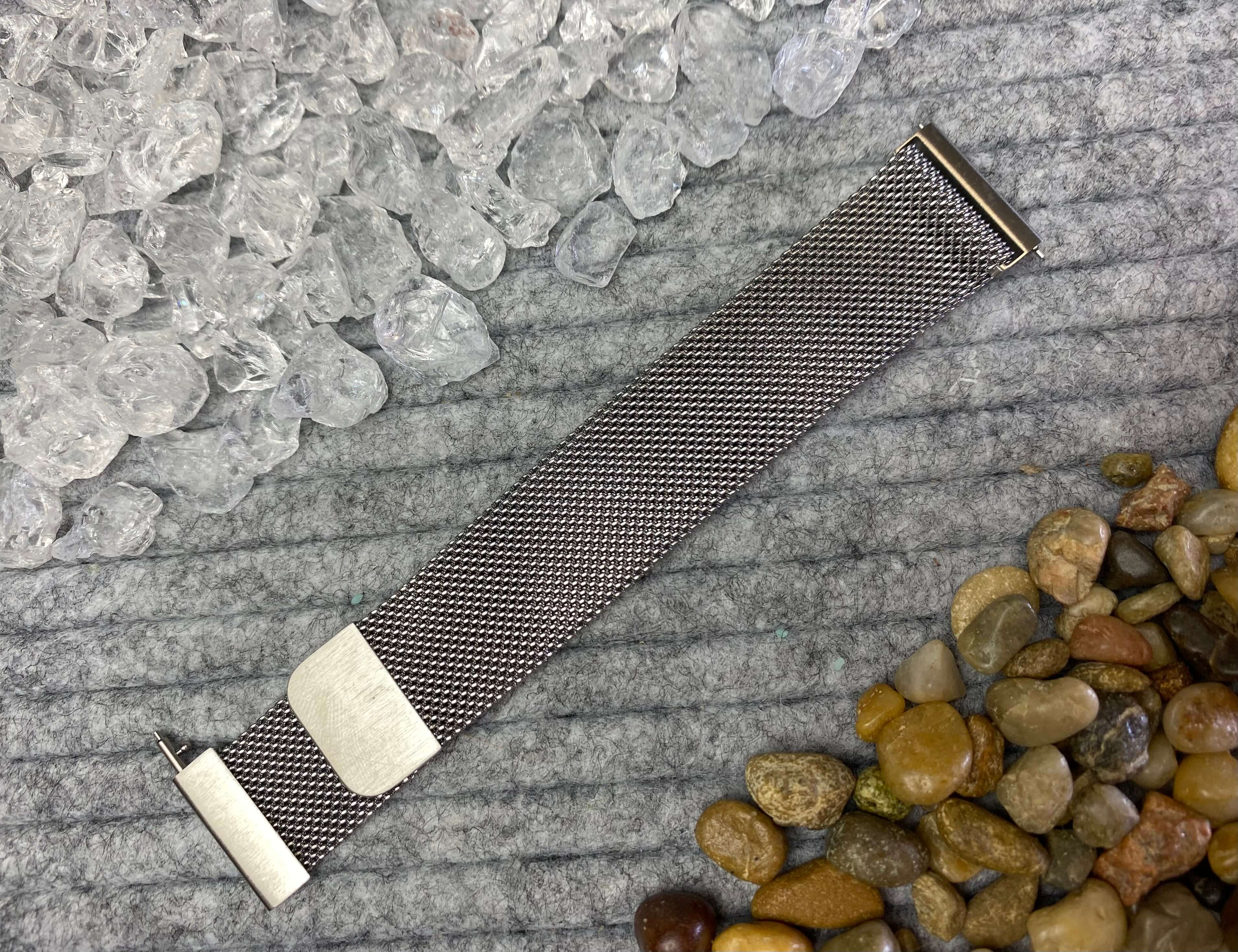 Milanaise Armband 20 mm / 22 mm für Amazfit, Garmin, Huawei, Samsung Galaxy Watch