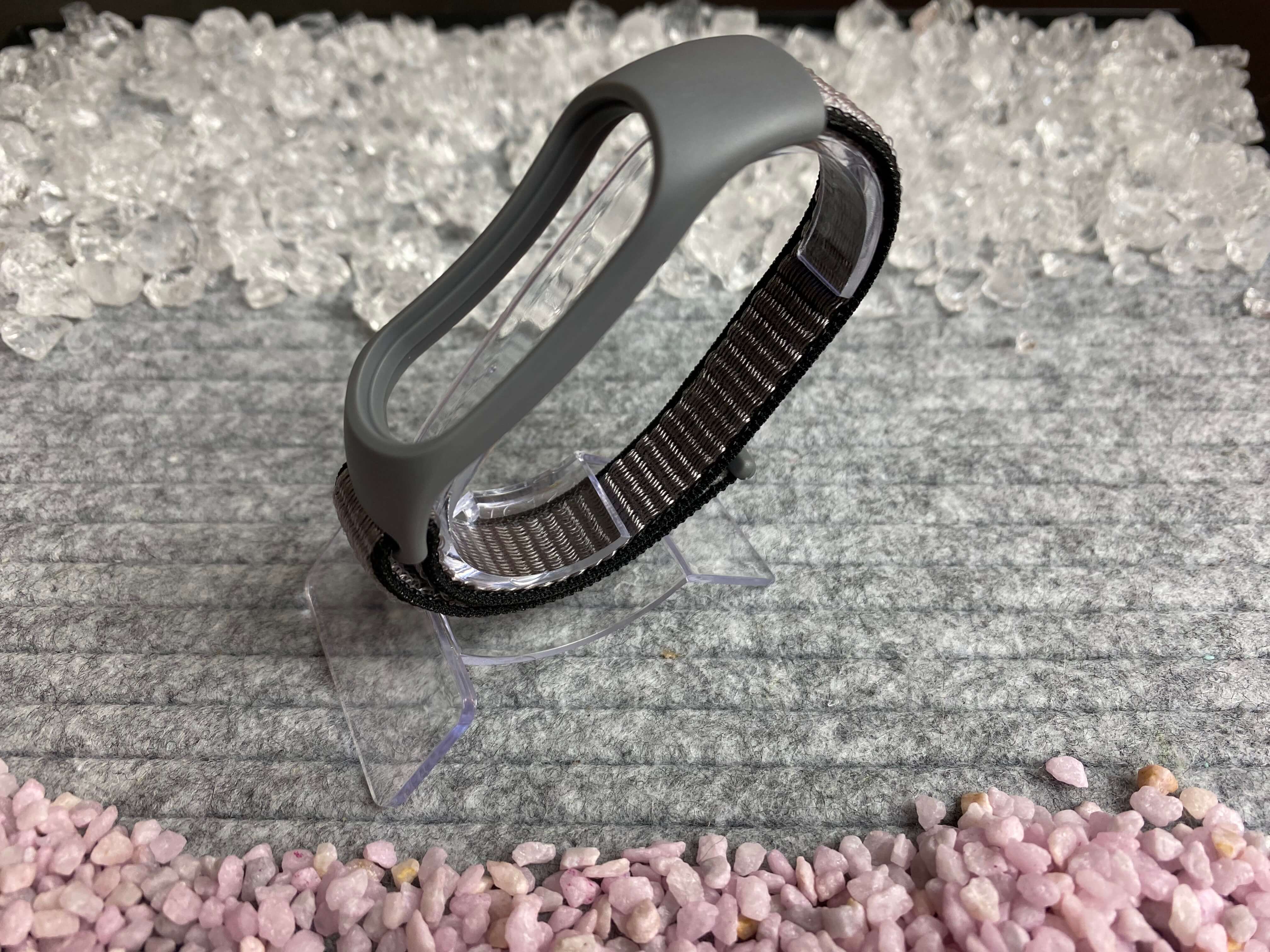 55028-03-grau Nylonloop mit Klettverschluss für Xiaomi Mi 3 4 5 6 7