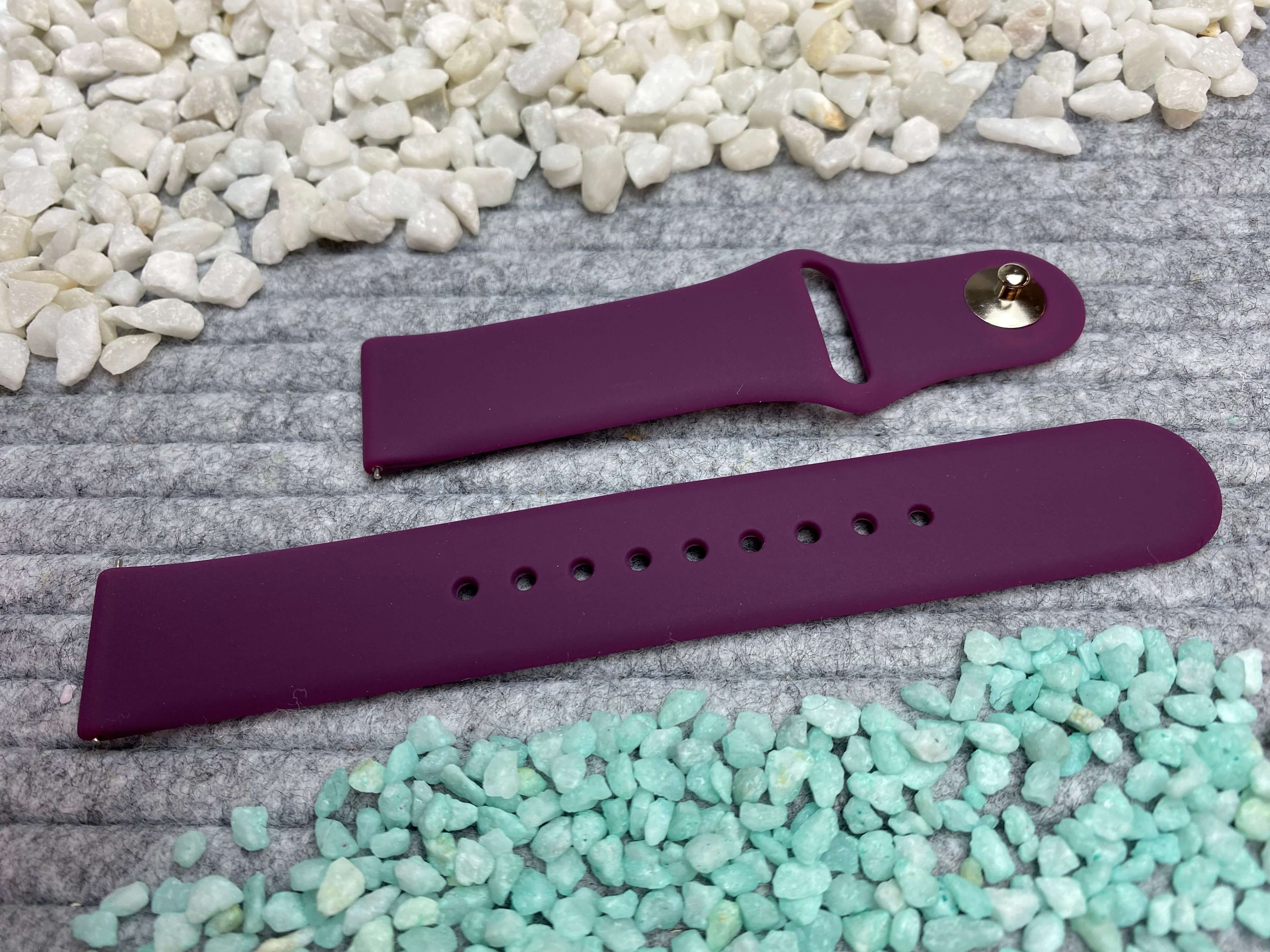 55033-19-lila-2K2DC11rtNM4hS Silikon Armband 20 mm / 22 mm für Amazfit, Garmin, Huawei, Samsung Galaxy Watch