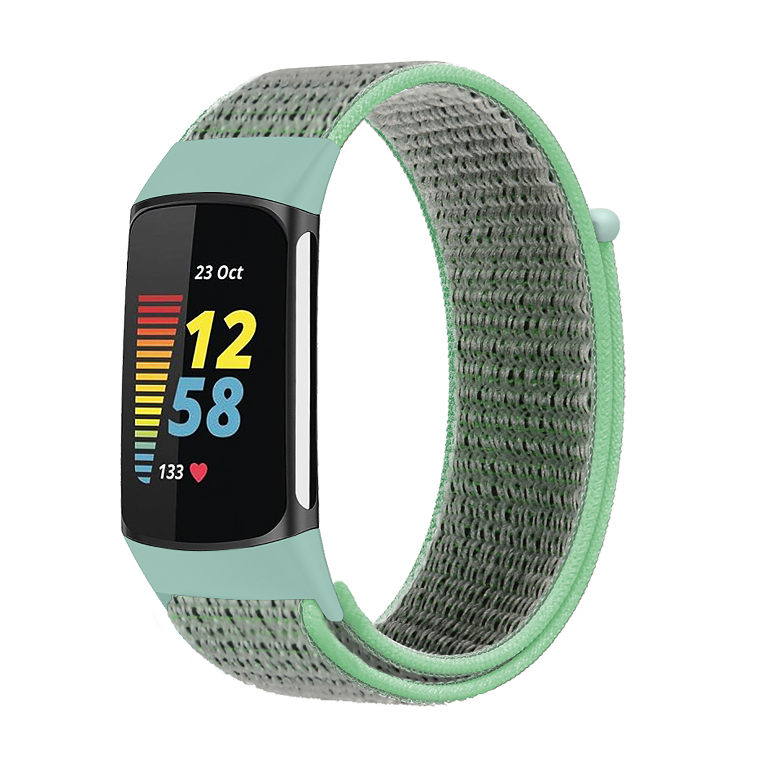 55010_3_bluesea Nylonloop für Fitbit Charge 5