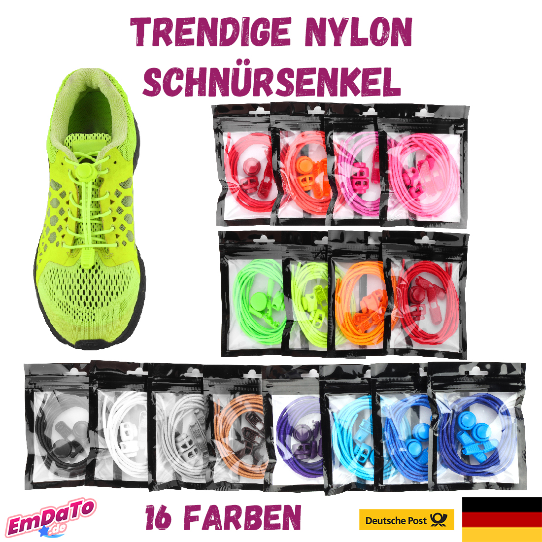 Schnürsenkel Elastisch - ohne binden